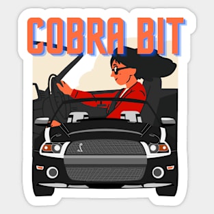 Cobra Bit Shelby gt500 Sticker